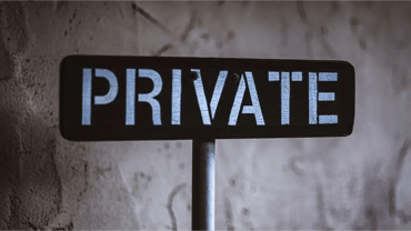 Private sign