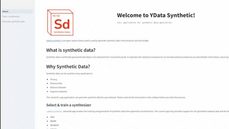 ydata-synthetic V1.0 (GIF) - Blog